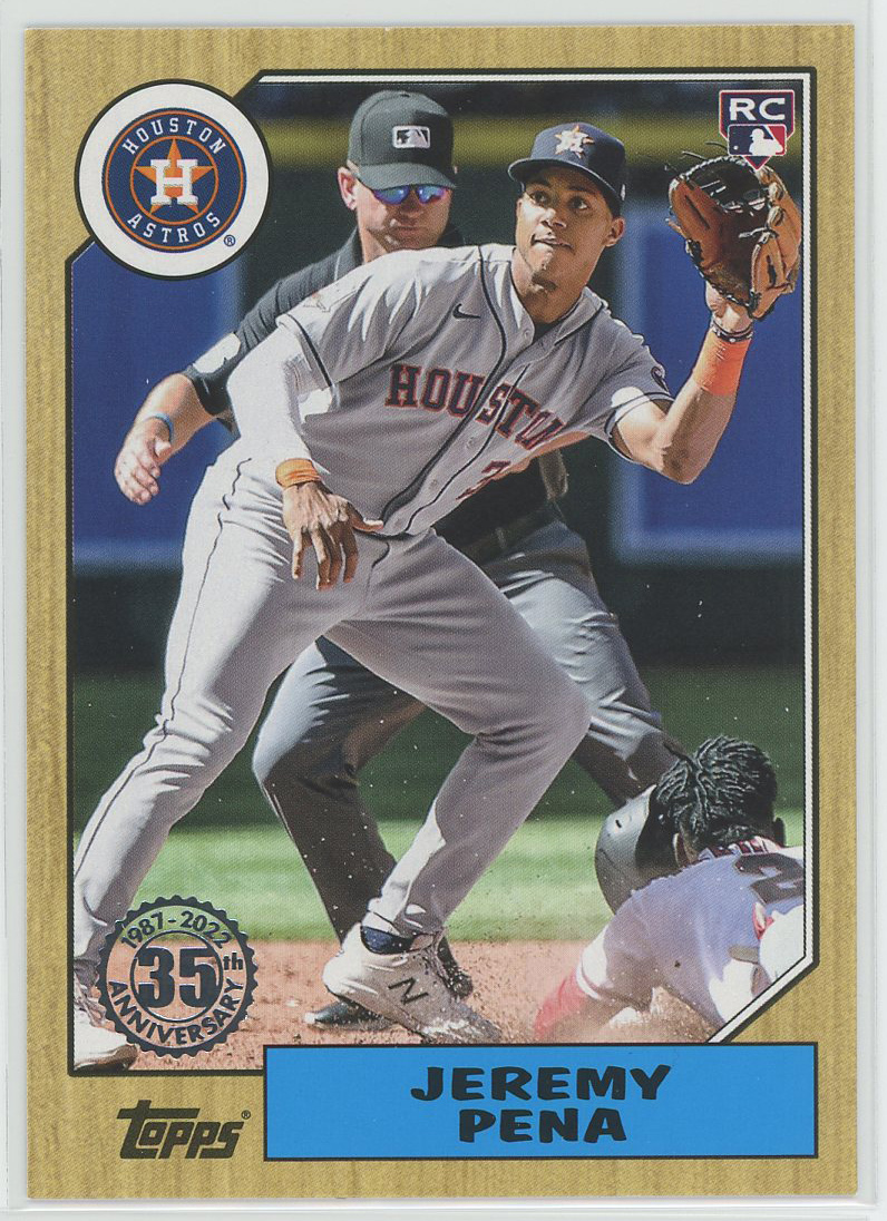 #87TBU-23 Jeremy Pena Astros RC