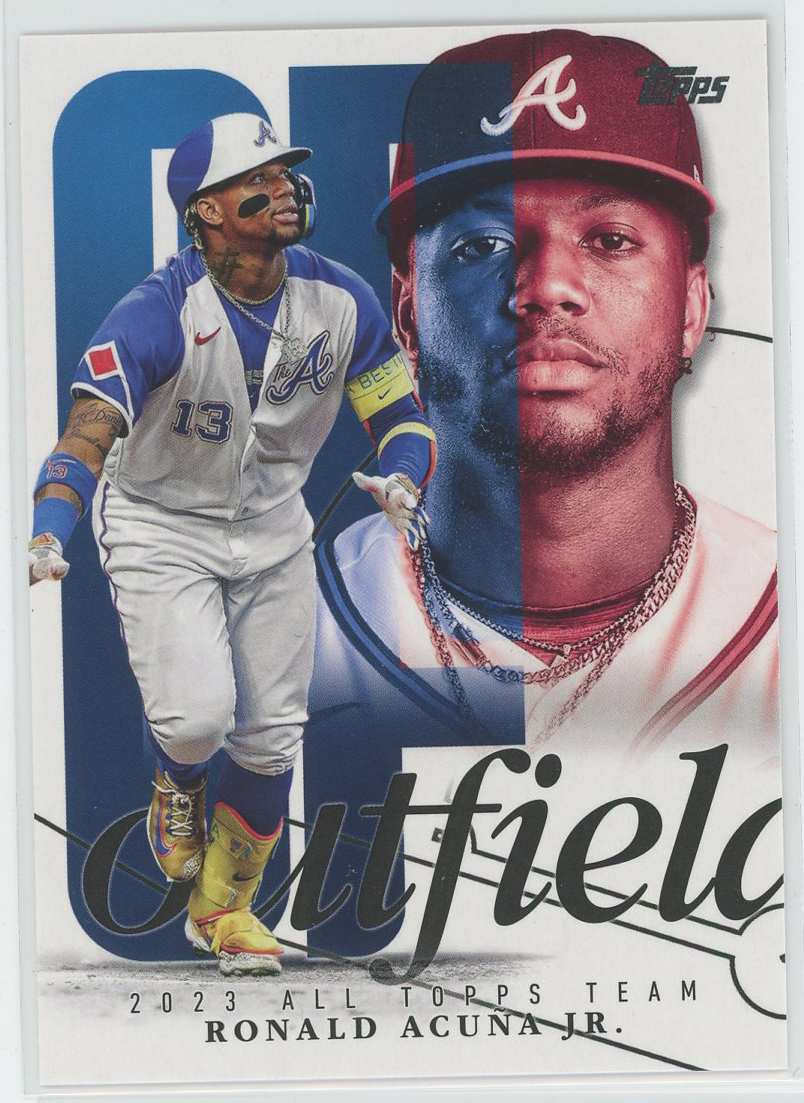 2024-topps-23-all-topps-team-att-1-ronald-acuna-jr-braves 2024 Topps '23 All-Topps Team #ATT-1 Ronald Acuna Jr. Braves - Image 1