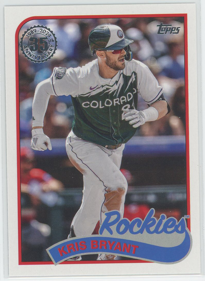 2024 Topps '89 Topps #89B-37 Kris Bryant Rockies