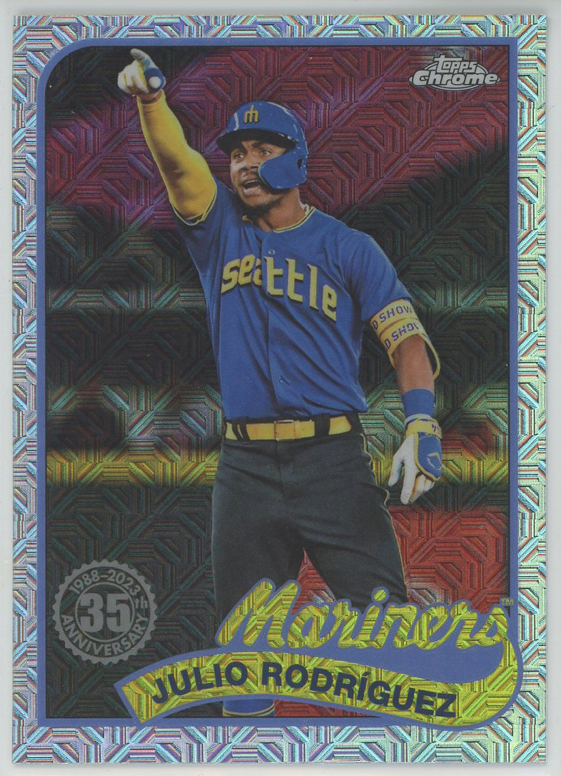 2024 Topps '89 Topps Silver Pack Chrome #T89C-44 Julio Rodriguez Mariners