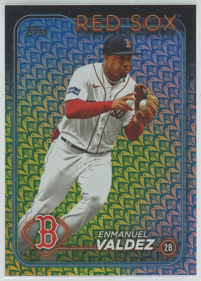 2024 Topps Easter Foil #300 Enmanuel Valdez Red Sox