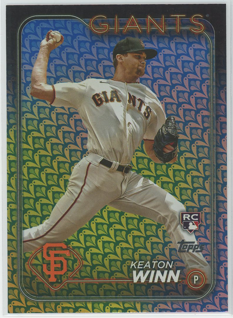 2024 Topps Easter Foil #83 Keaton Winn Giants RC