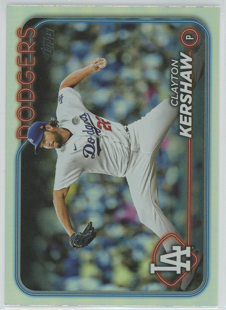 2024 Topps Rainbow Foil #351 Clayton Kershaw Dodgers
