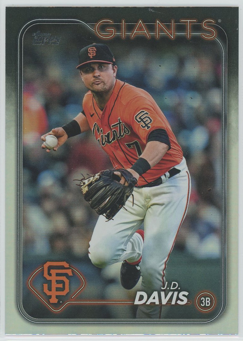 2024 Topps Rainbow Foil #64 J.D. Davis Giants