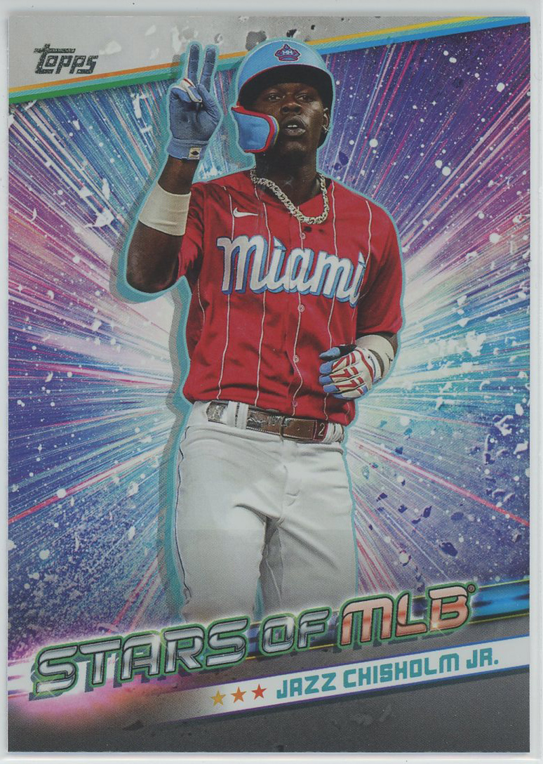 2024 Topps Stars of MLB #SMLB-10 Jazz Chisholm Jr. Marlins