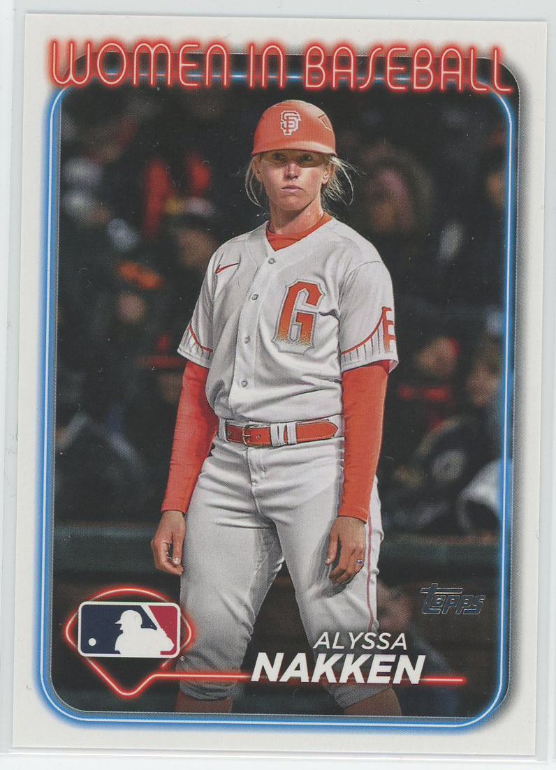 2024 Topps Women in Baseball #WIB-4 Alyssa Nakken Giants